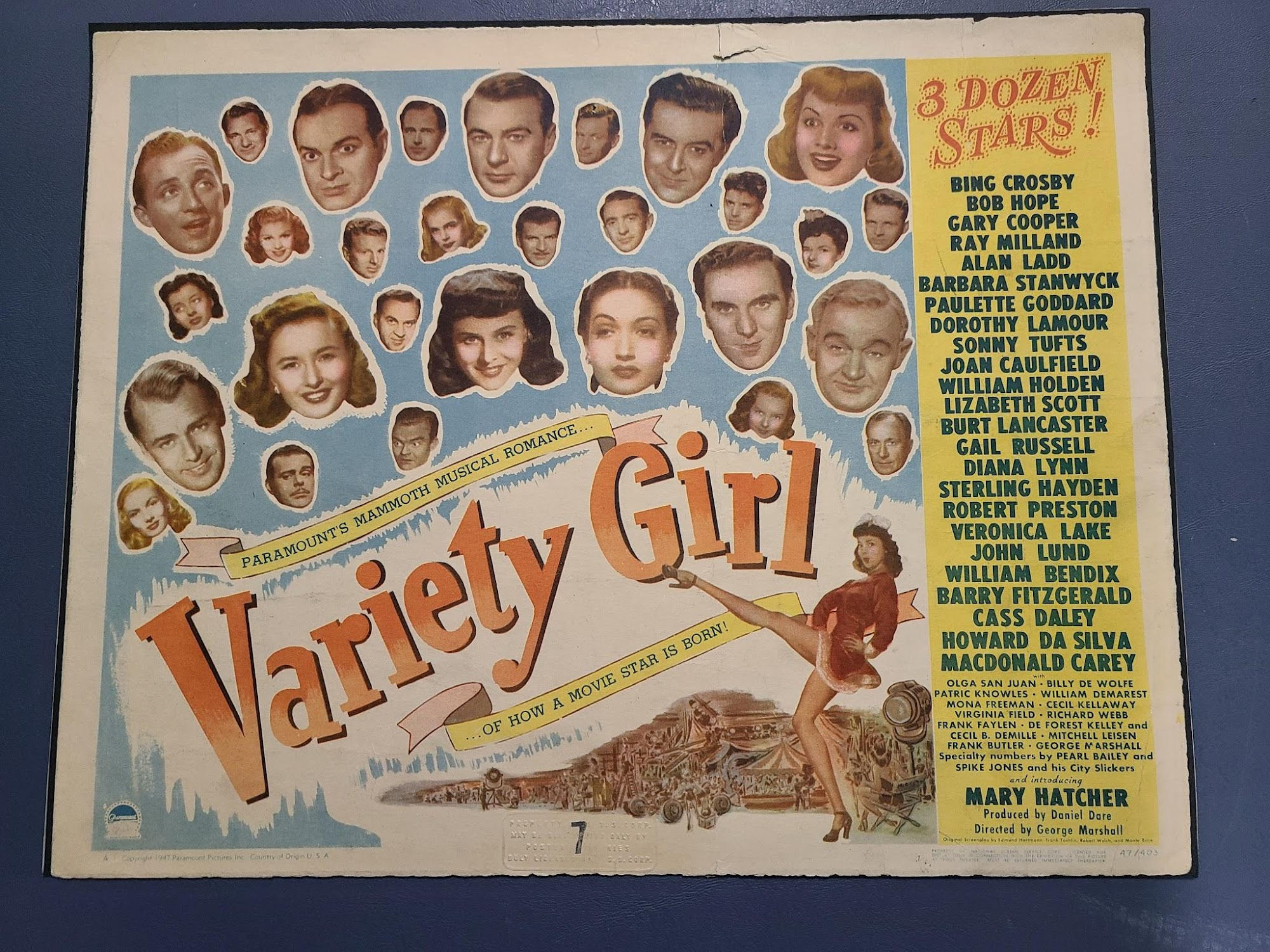 Variety Girl 1947 Title Cards