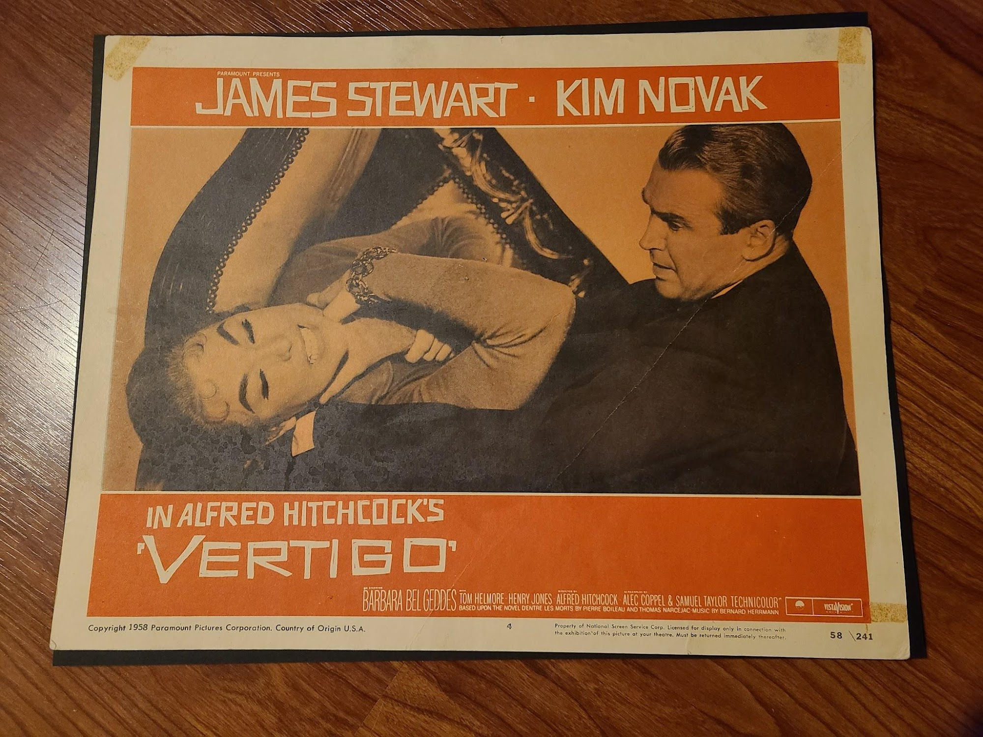 Vertigo 1958 General Lobby Cards