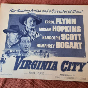 Virginia City 1940 Western Lobby Cards
