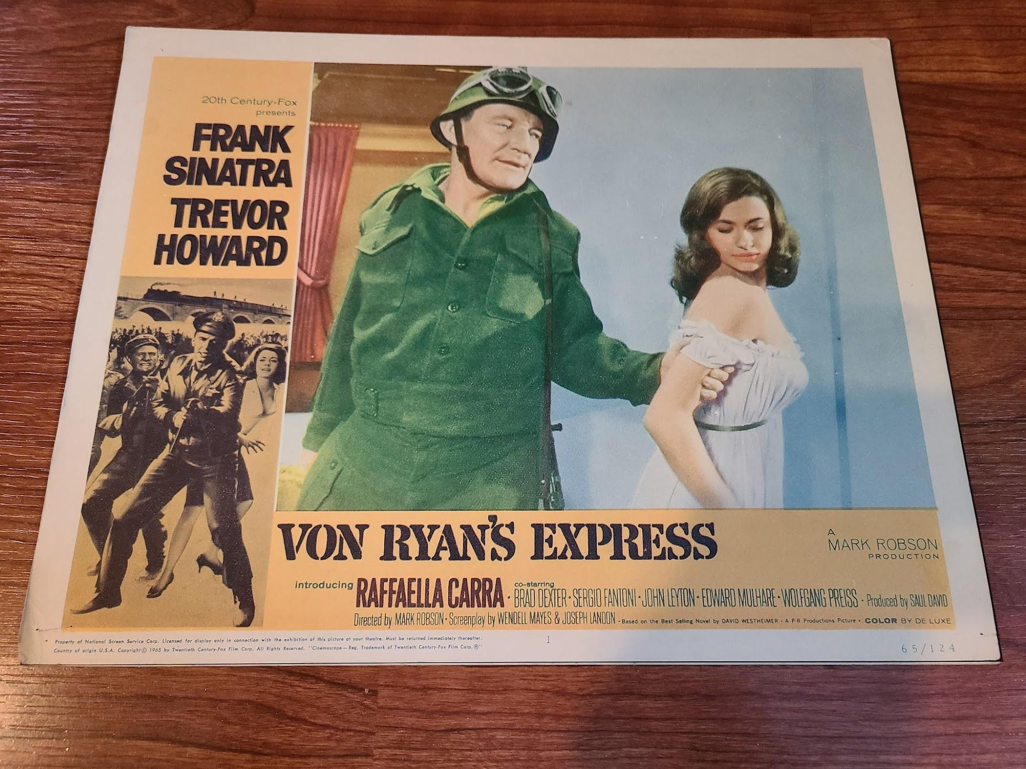 Von Ryan's Express 1965 Military/Aviation Lobby Cards