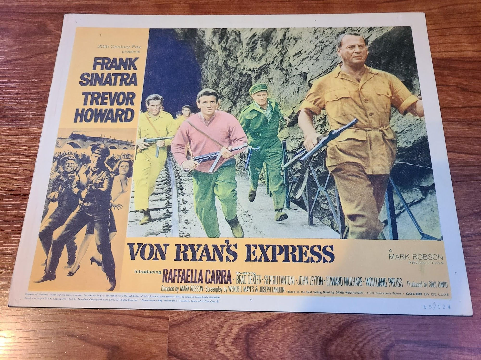 Von Ryan's Express 1965 Military/Aviation Lobby Cards