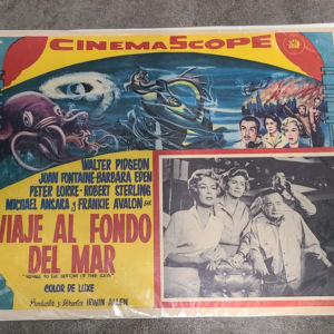 Voyage To The Bottom Of The Sea 1961 Mexican Lobby Cards
