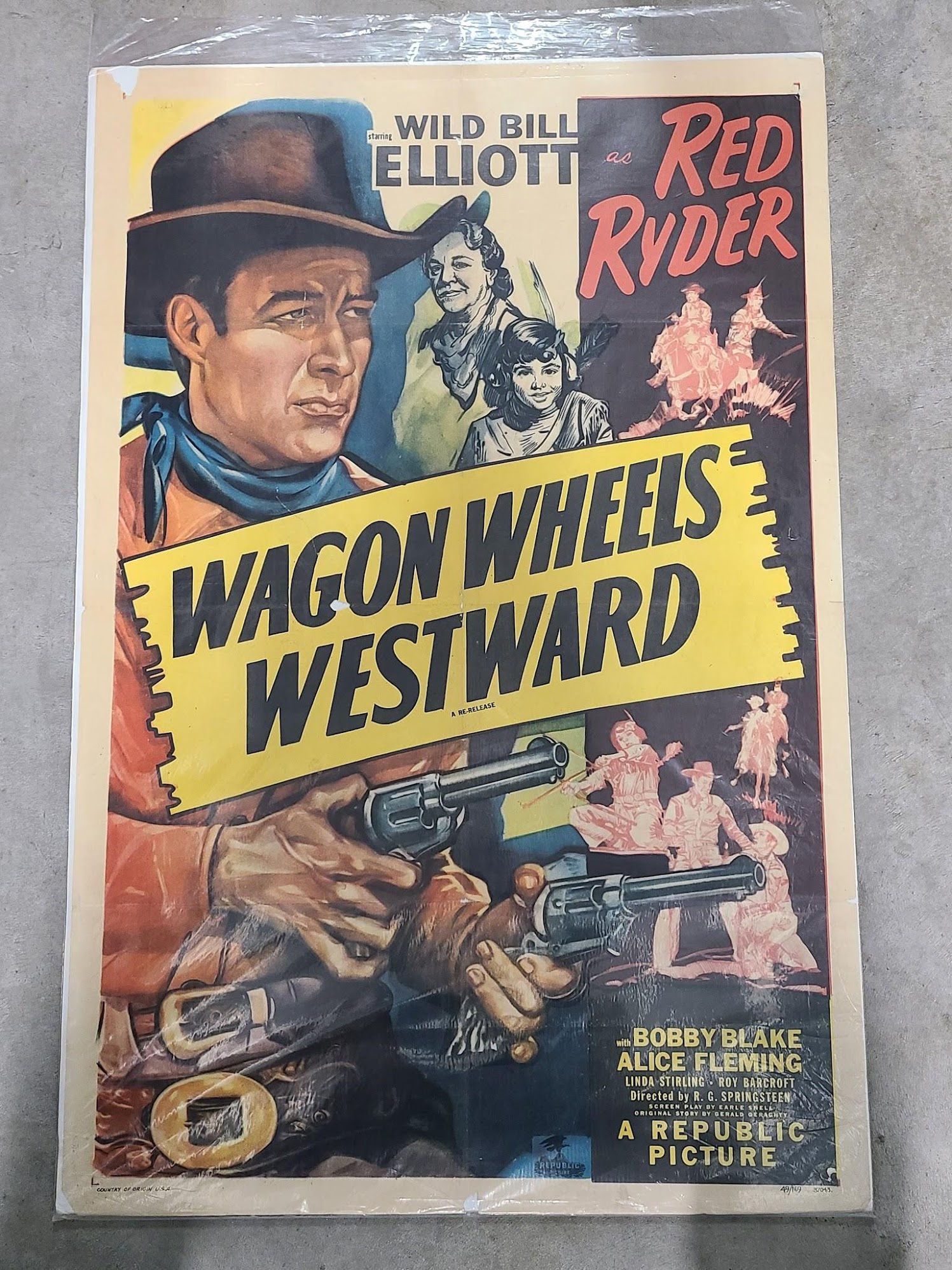 Wagon Wheels Westward 1945 1 Sheets/US