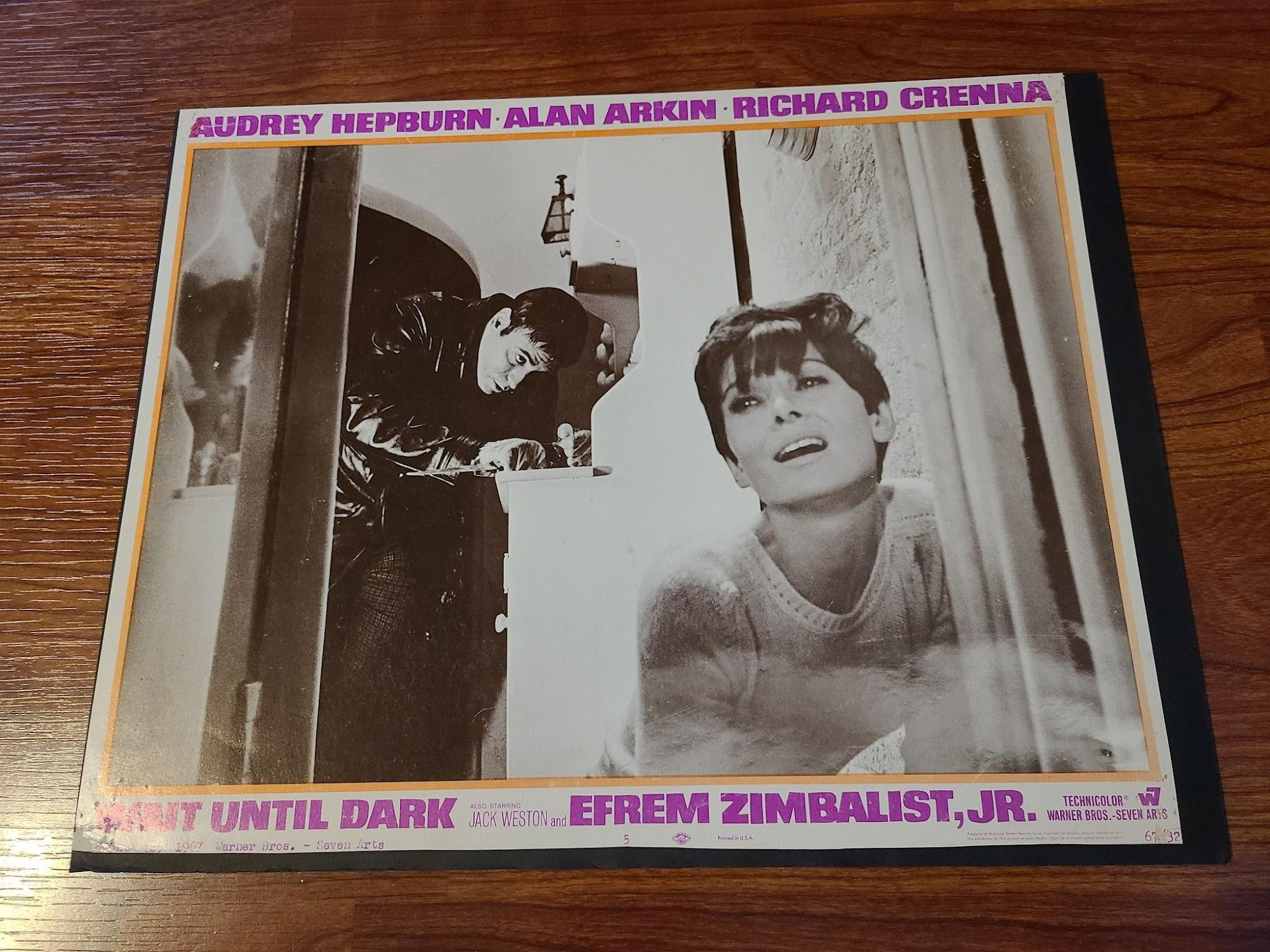 Wait Until Dark 1967 General Lobby Cards