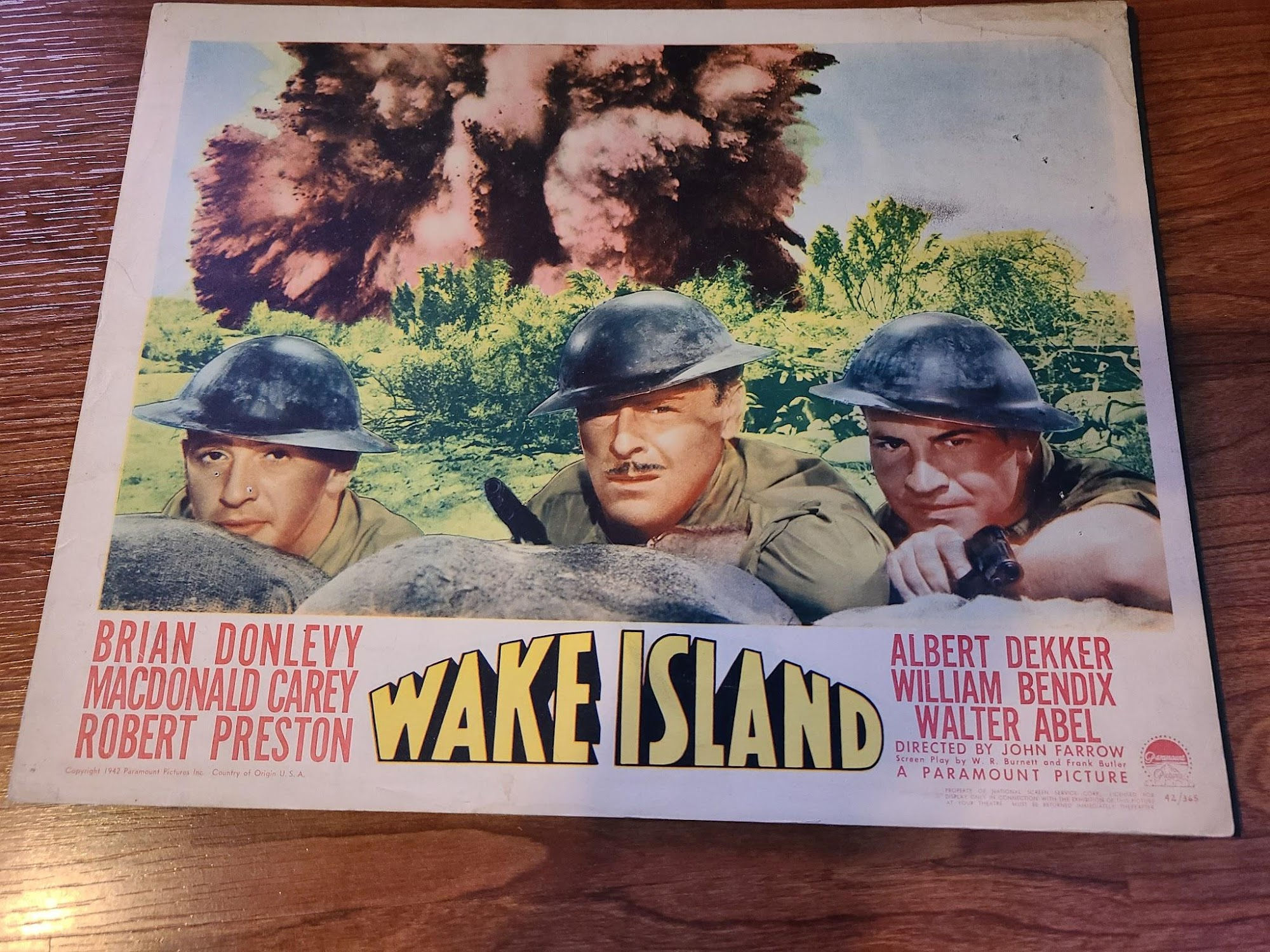Wake Island 1942 Military/Aviation Lobby Cards