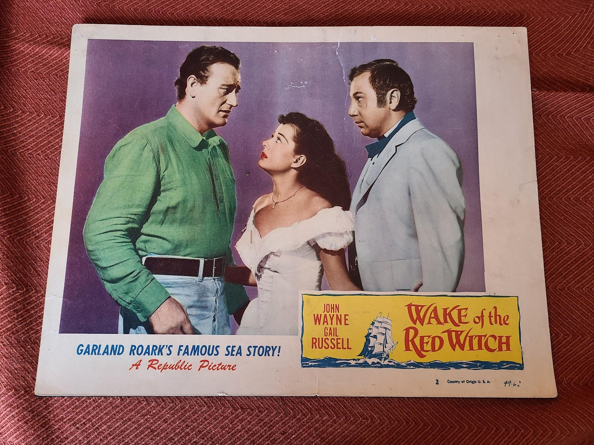 Wake of The Red Witch 1948 General Lobby Cards
