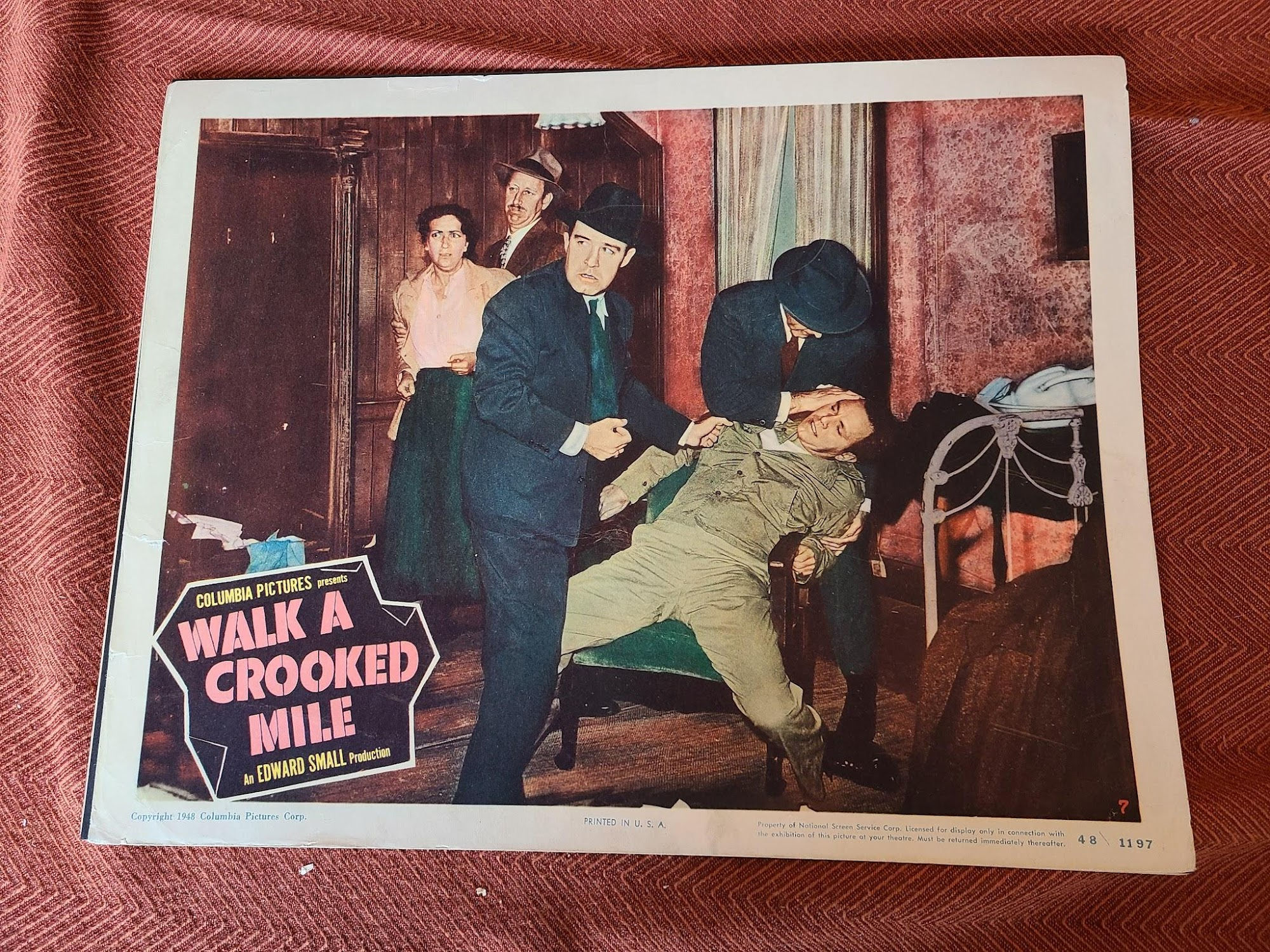 Walk A Crooked Mile 1948 General Lobby Cards