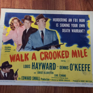 Walk A Crooked Mile 1948 Title Cards