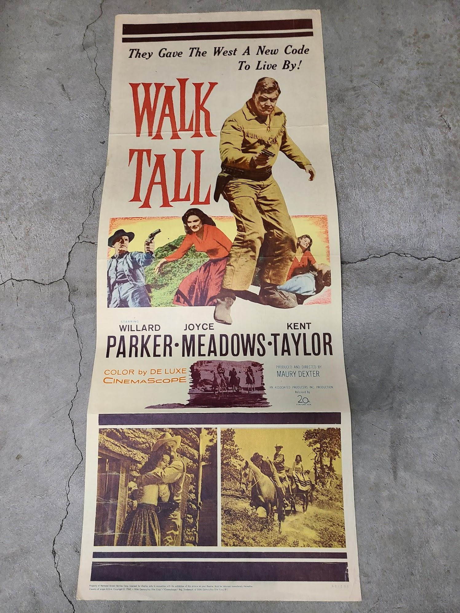 Walk Tall 1960 Inserts