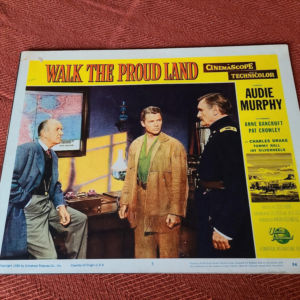 Walk The Proud Land 1956 Western Lobby Cards