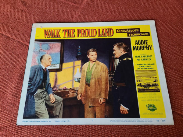 Walk The Proud Land 1956 Western Lobby Cards