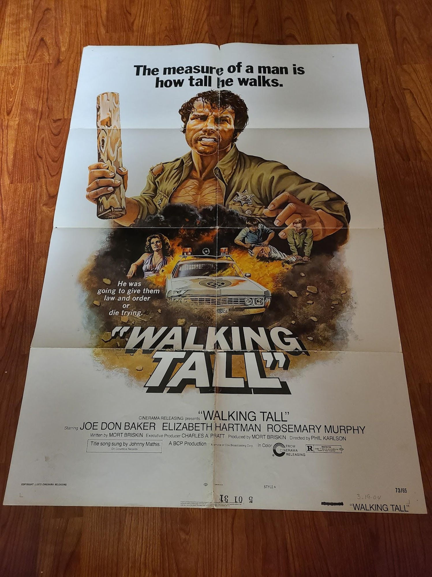 Walking Tall 1973 1 Sheets/US
