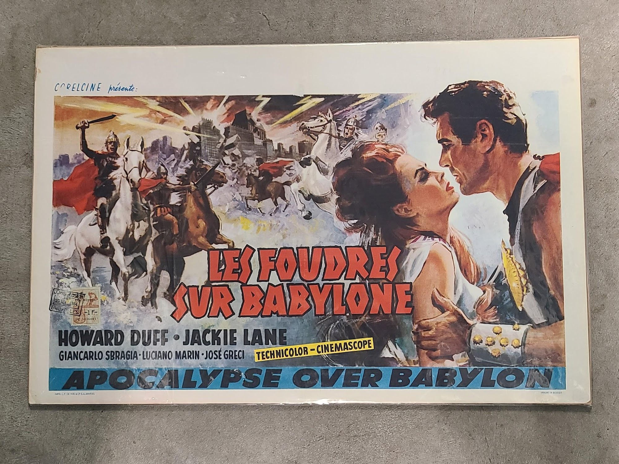War Gods Of Babylon 1962 Belgium