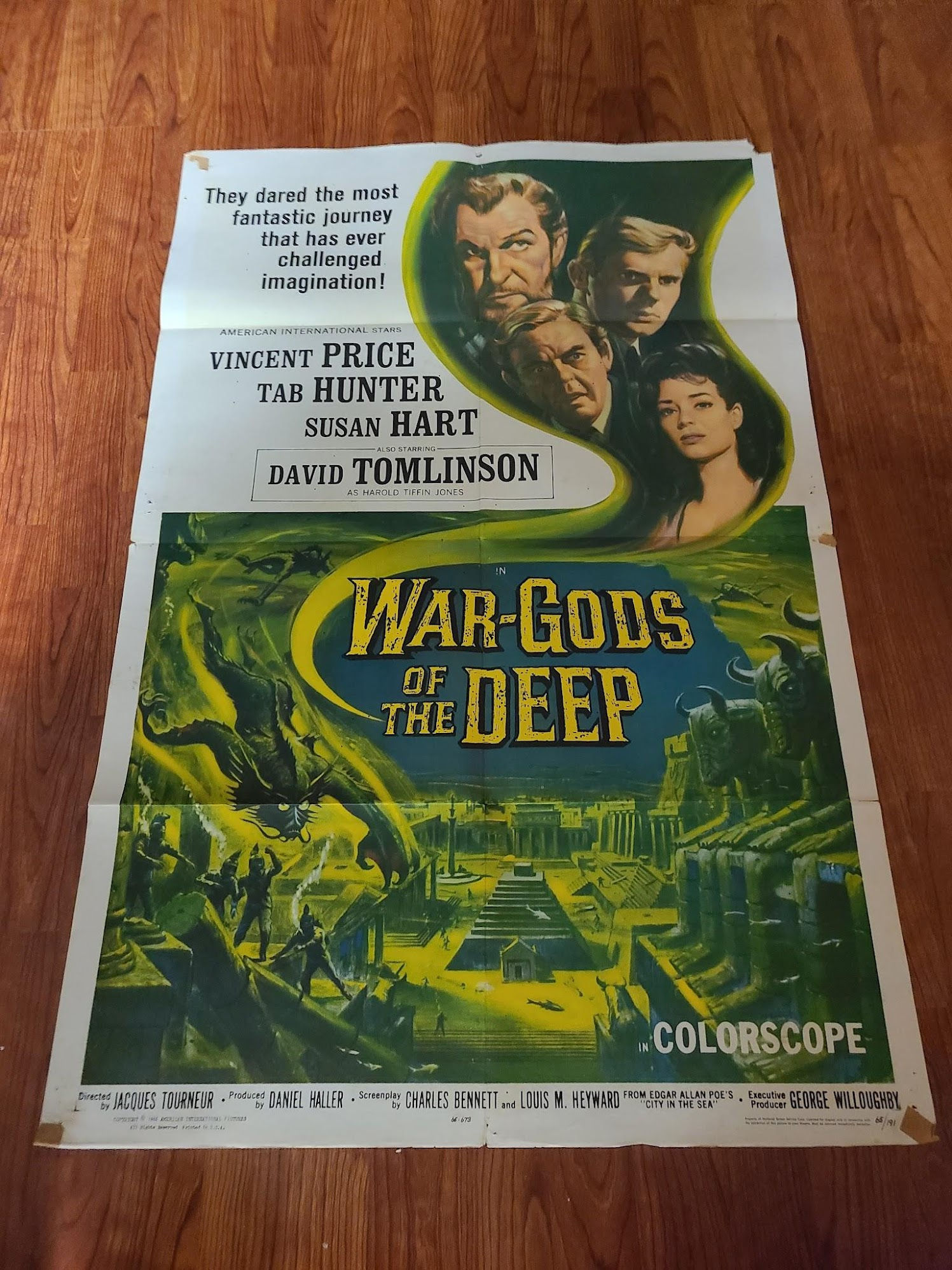 War Gods of the Deep 1965 1 Sheets/US