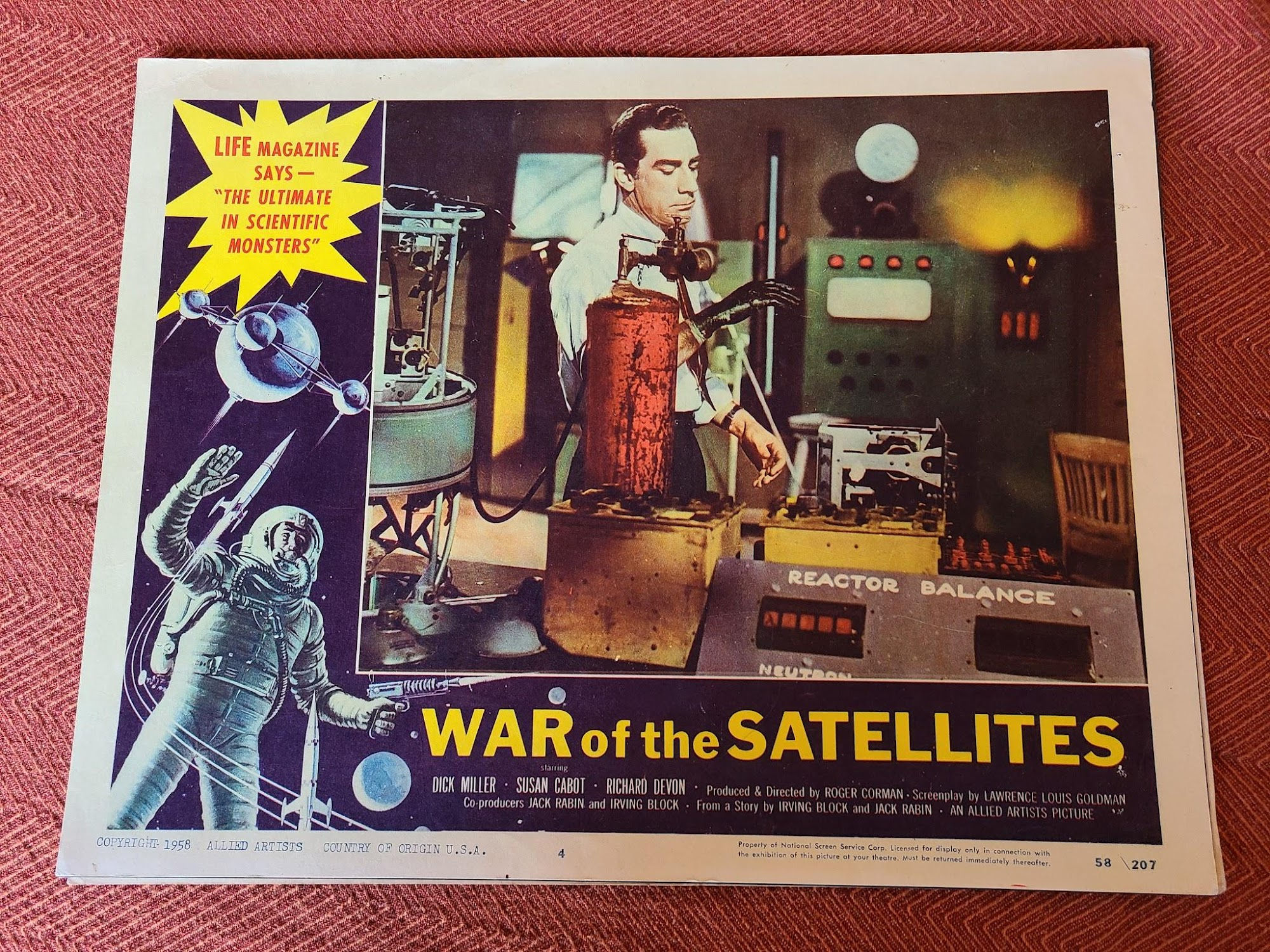 War Of The Satellites 1958 Scifi/Horror