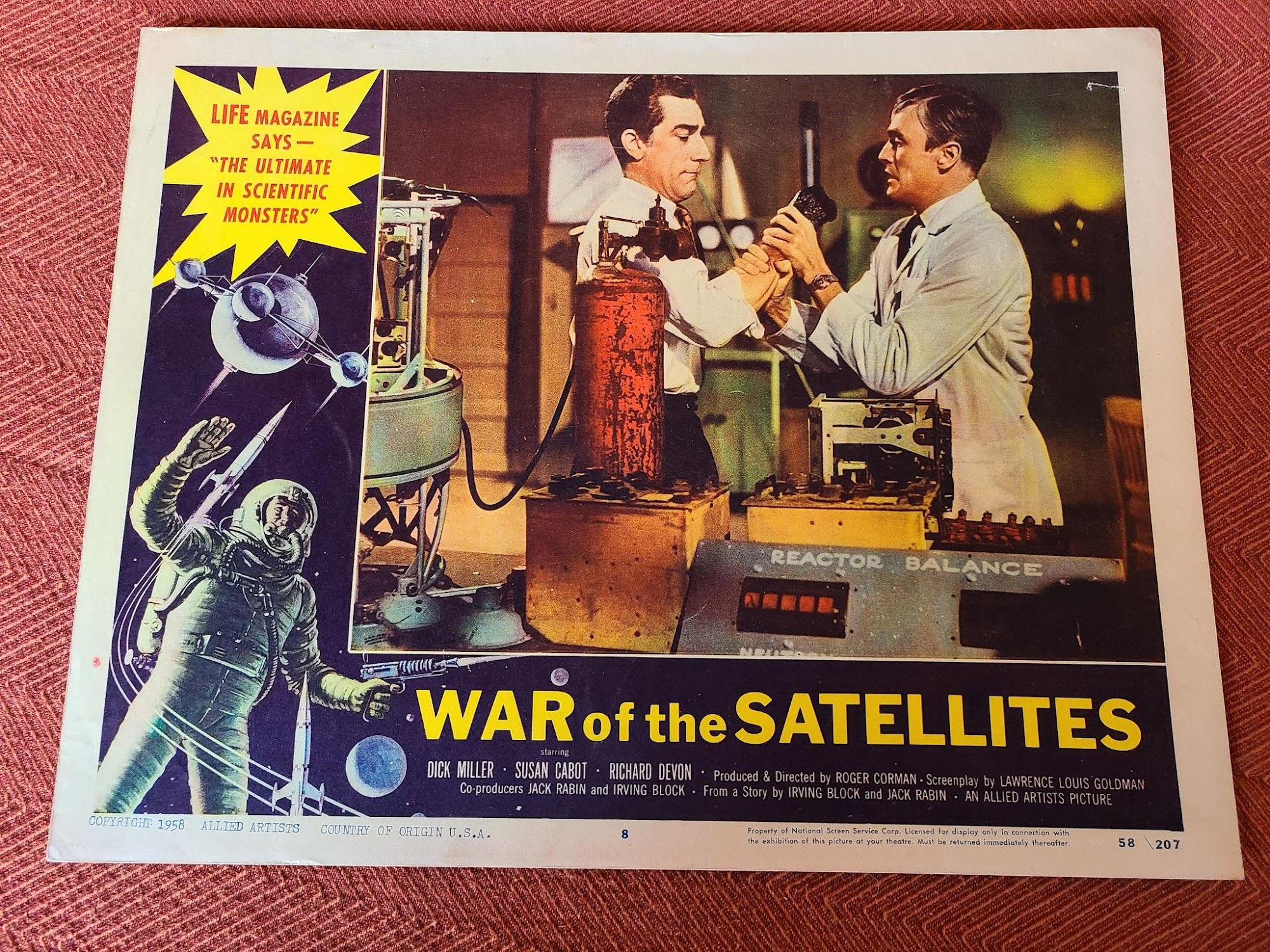 War Of The Satellites 1958 Scifi/Horror