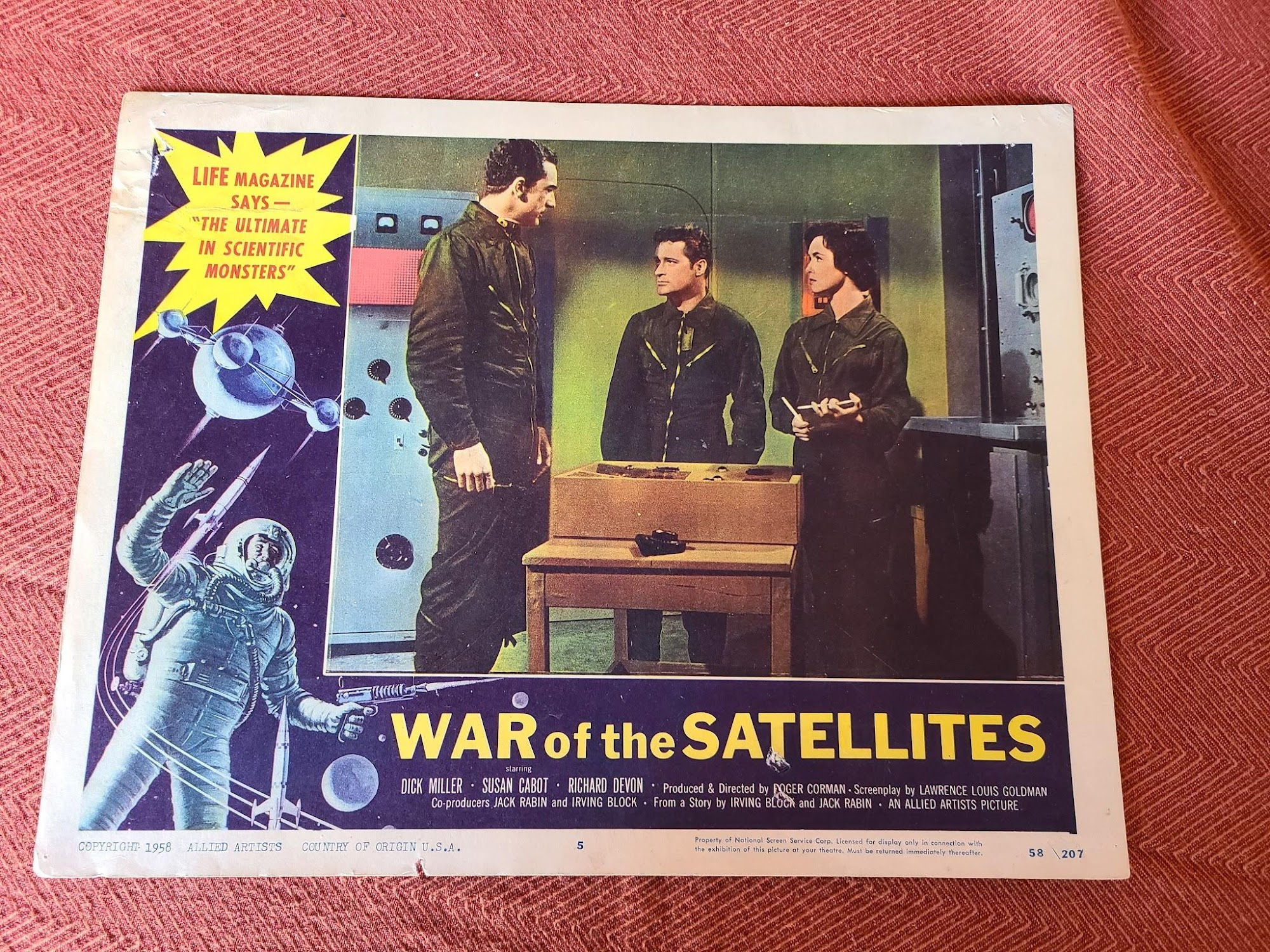 War Of The Satellites 1958 Scifi/Horror