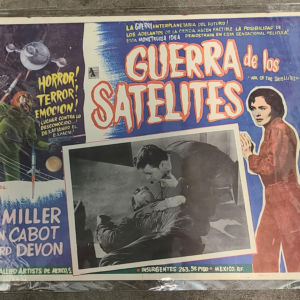 War Of The Satellities 1958 Mexican Lobby Cards
