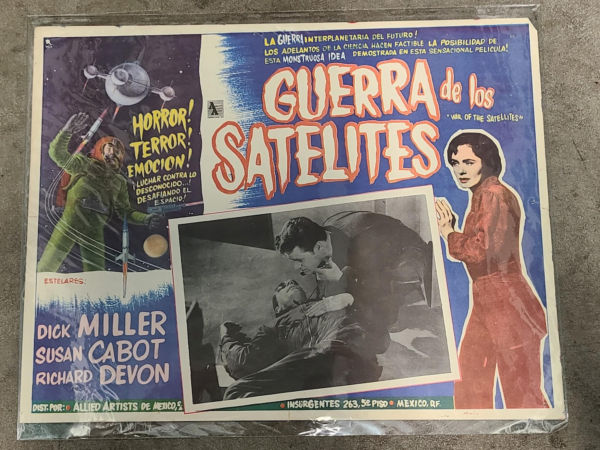 War Of The Satellities 1958 Mexican Lobby Cards