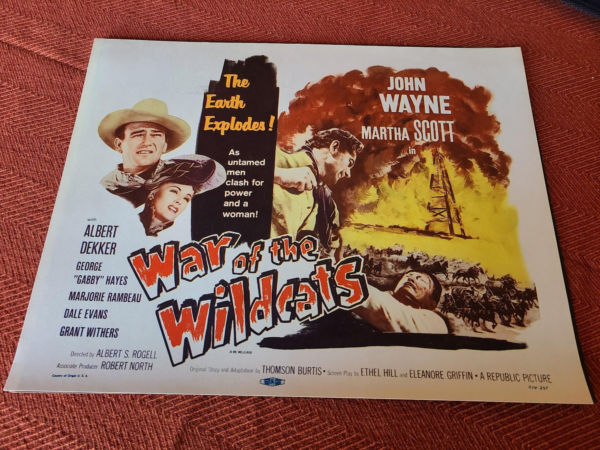 War Of The Wildcats 1943 Western Lobby Cards