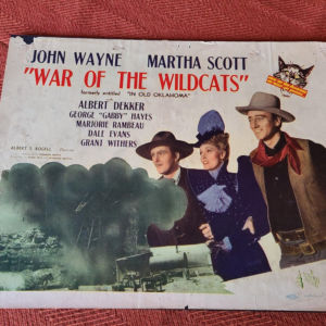 War of The Wildcats 1943 Western Lobby Cards