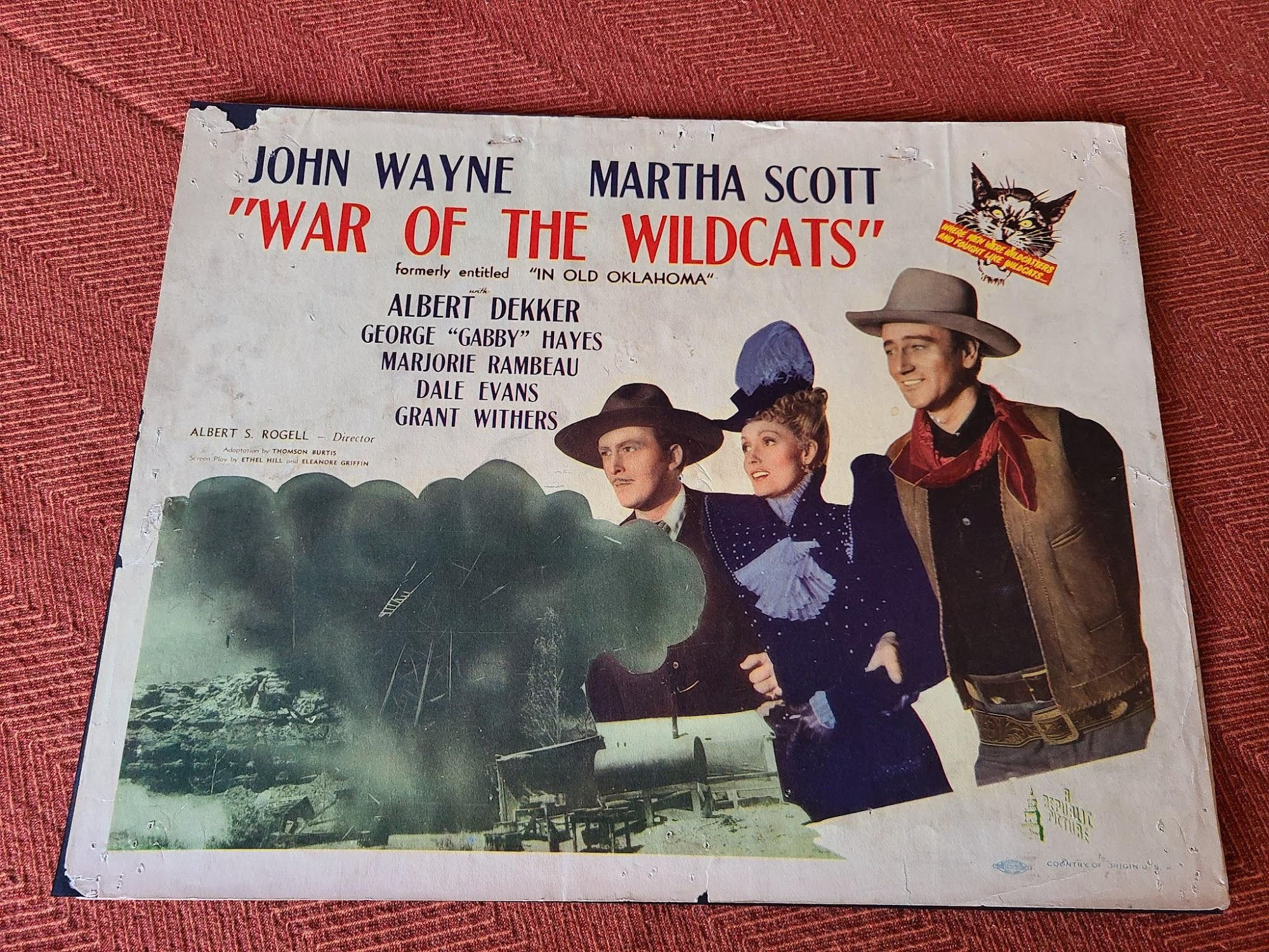 War of The Wildcats 1943 Western Lobby Cards
