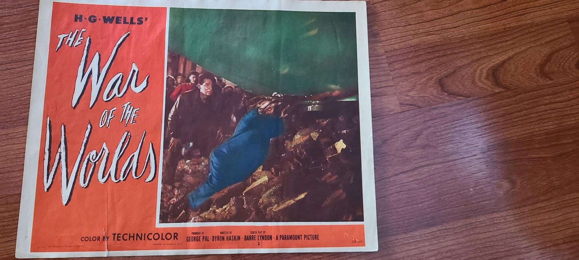 War Of The Worlds 1953 Scifi/Horror