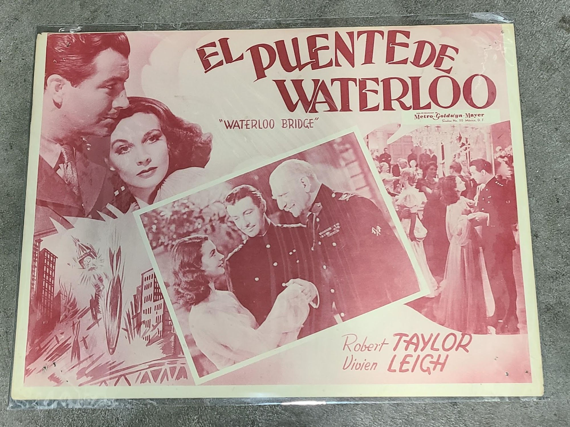 Waterloo Bridge 1940 Mexican Lobby Cards