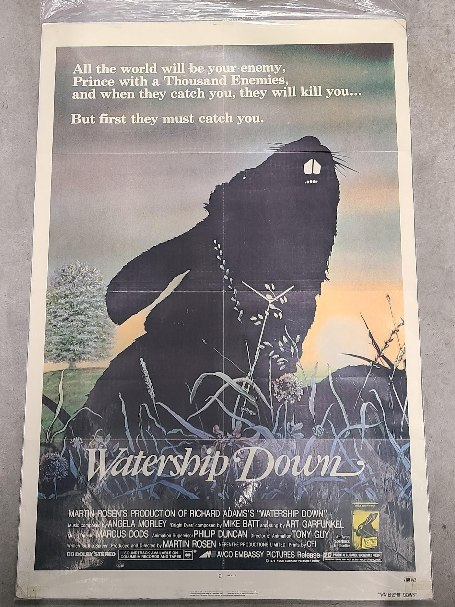 Watership Down 1978 1 Sheets/US