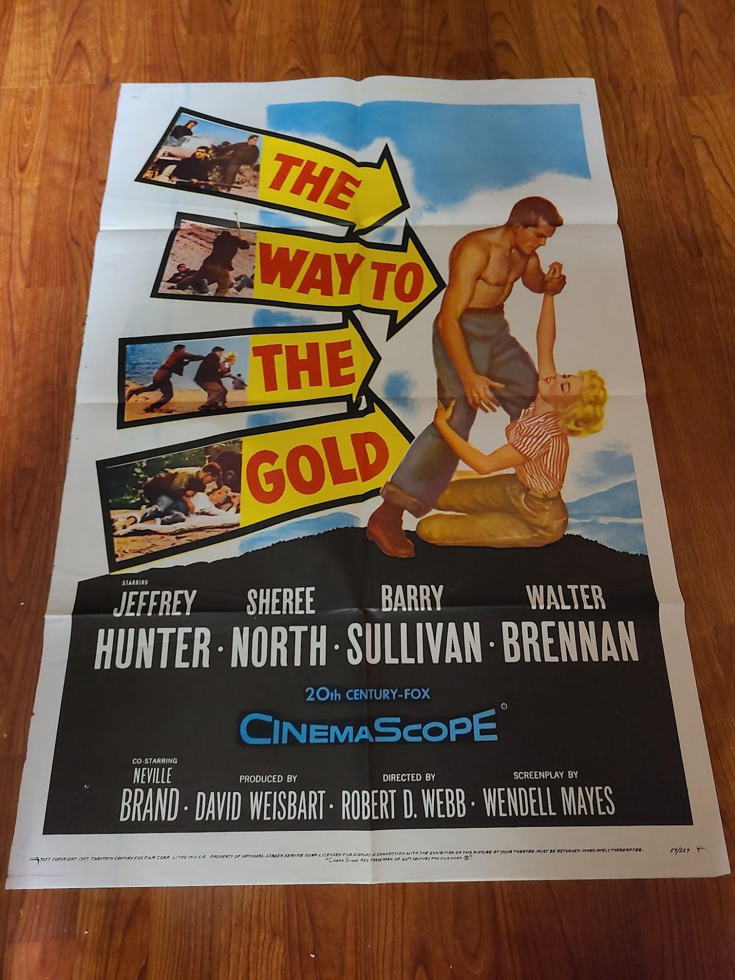 Way to the Gold 1957 1 Sheets/US
