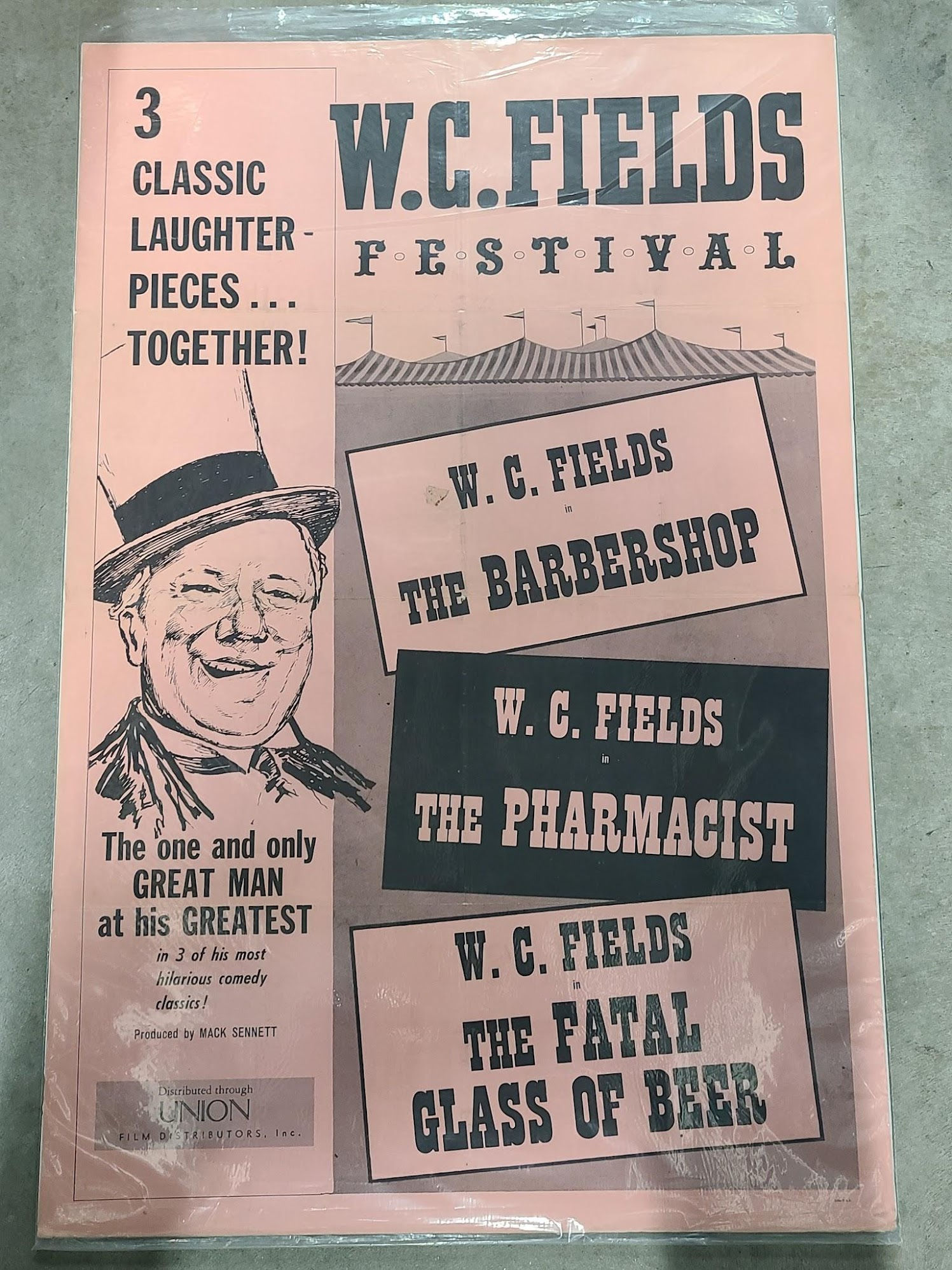 W.C Fields Festival 1970's 1 Sheets/US