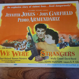 We Were Strangers 1949 Title Cards