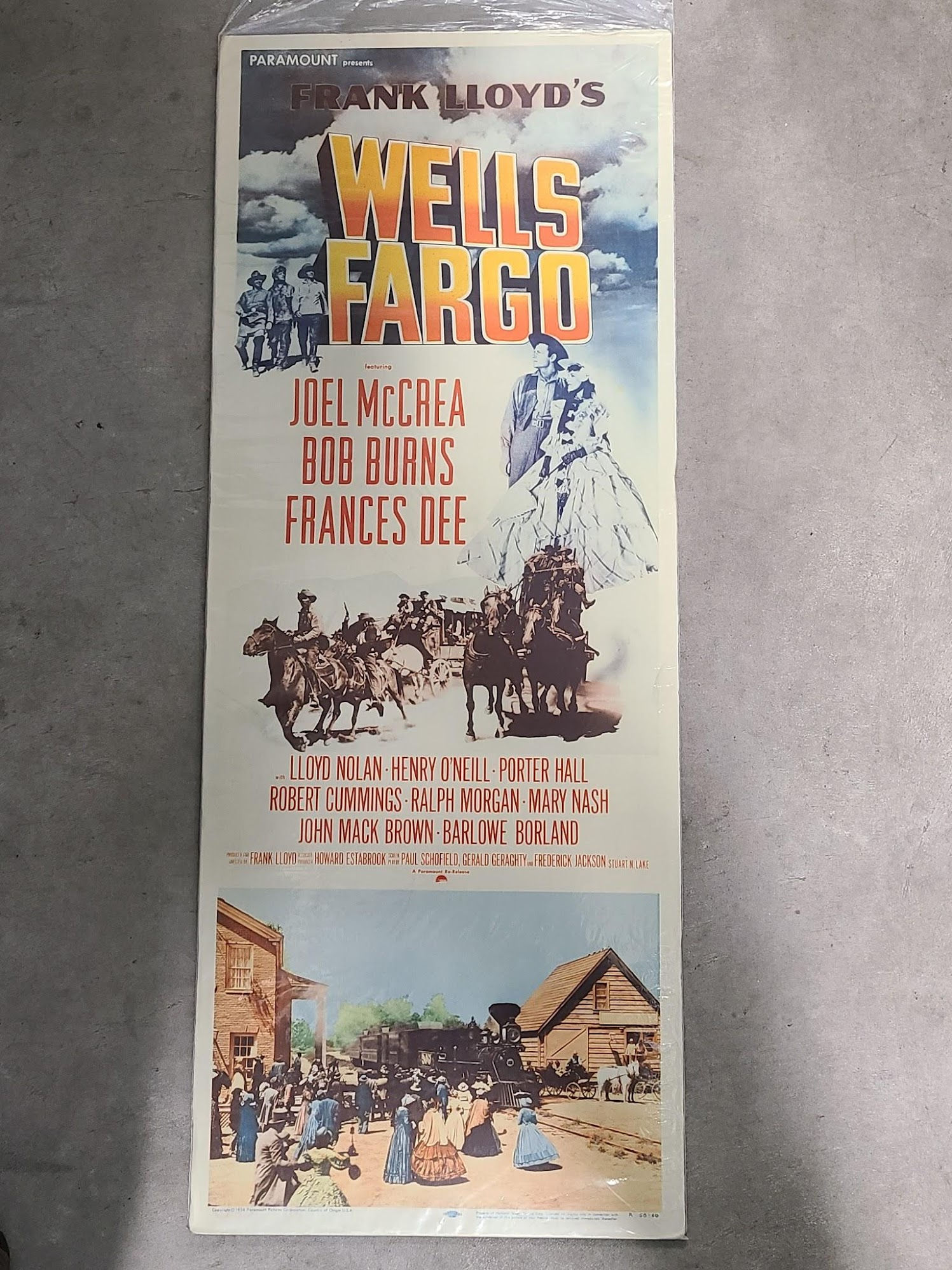 Wells Fargo 1937 Inserts
