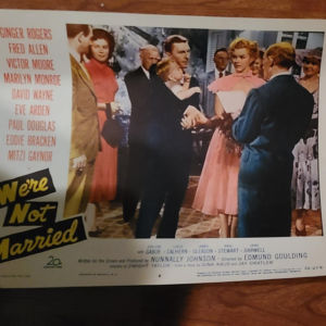 We're Not Married 1952 General Lobby Cards