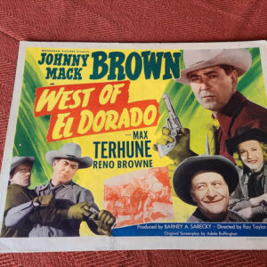 West Of El Dorado 1949 Western Lobby Cards