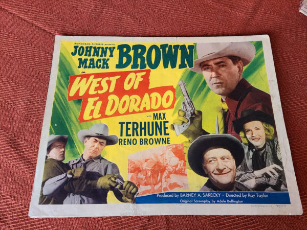 West Of El Dorado 1949 Western Lobby Cards