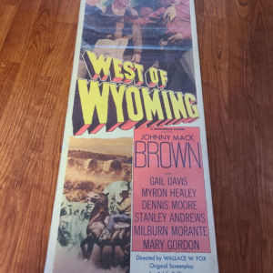 West Of Wyoming 1950 Inserts