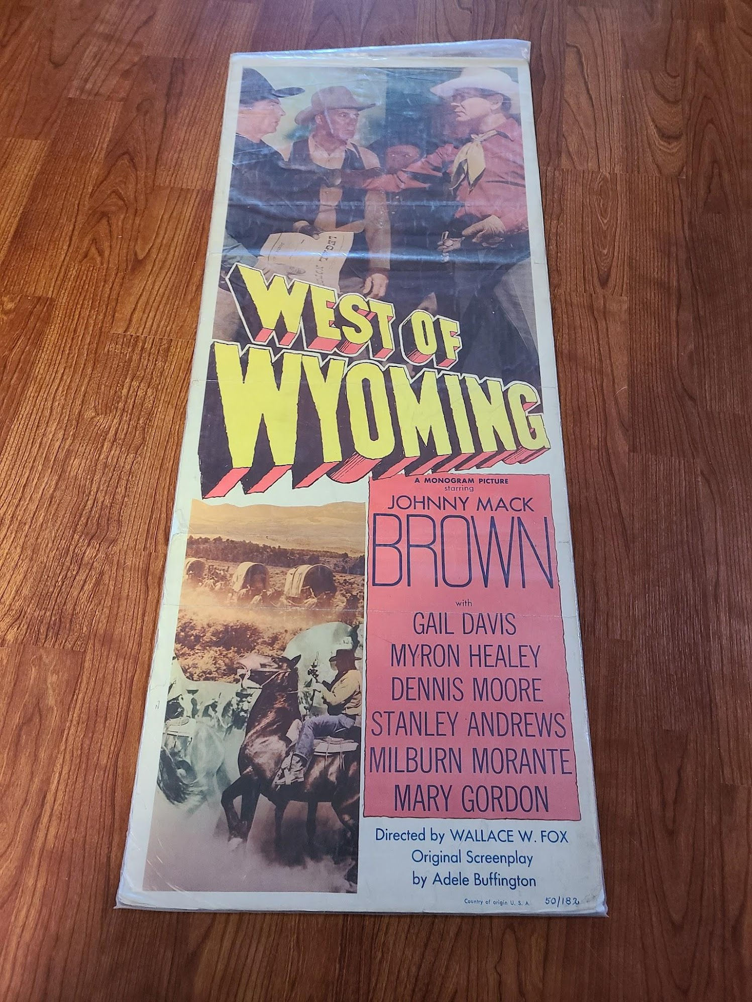 West Of Wyoming 1950 Inserts