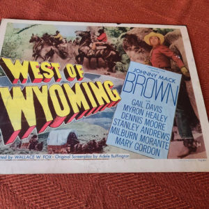 West Of Wyoming 1950 Western Lobby Cards