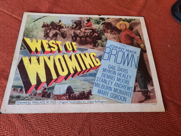 West Of Wyoming 1950 Western Lobby Cards