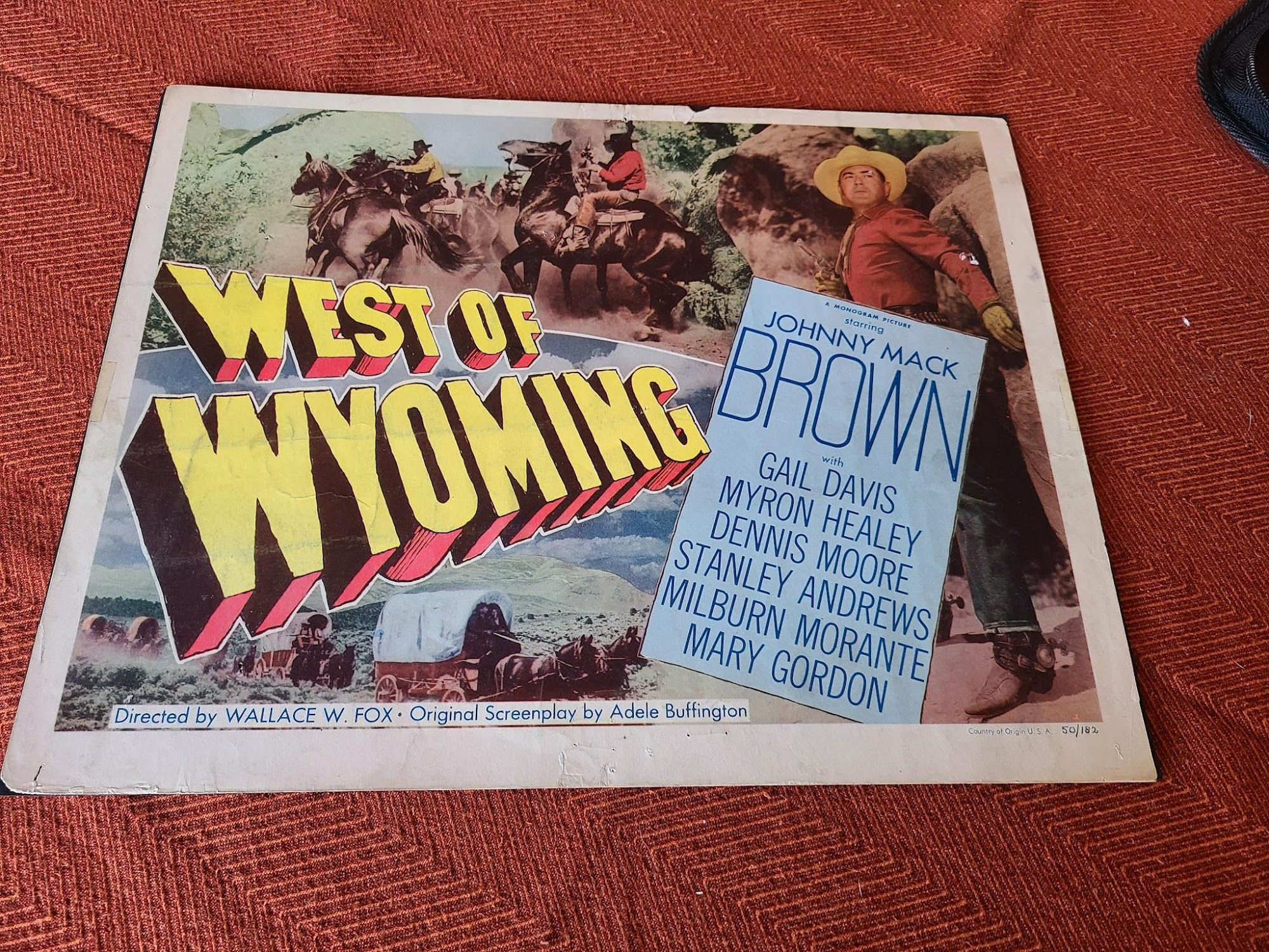 West Of Wyoming 1950 Western Lobby Cards