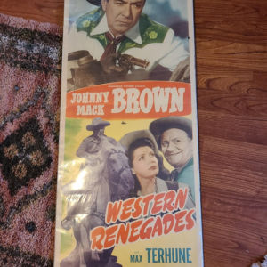 Western Renegades 1949 Inserts