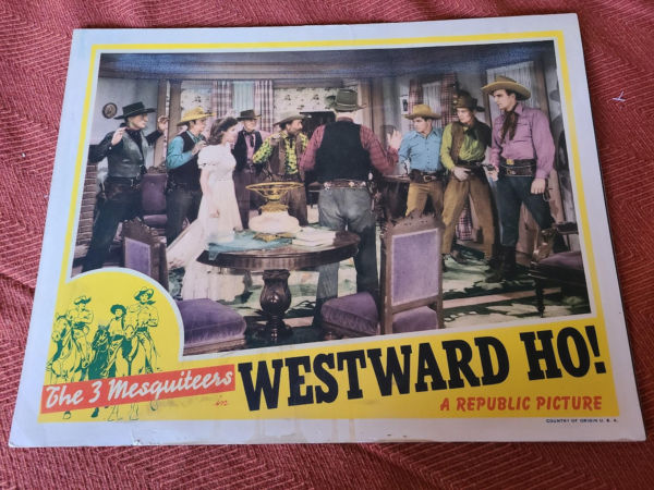 Westward Ho 1942 Western Lobby Cards