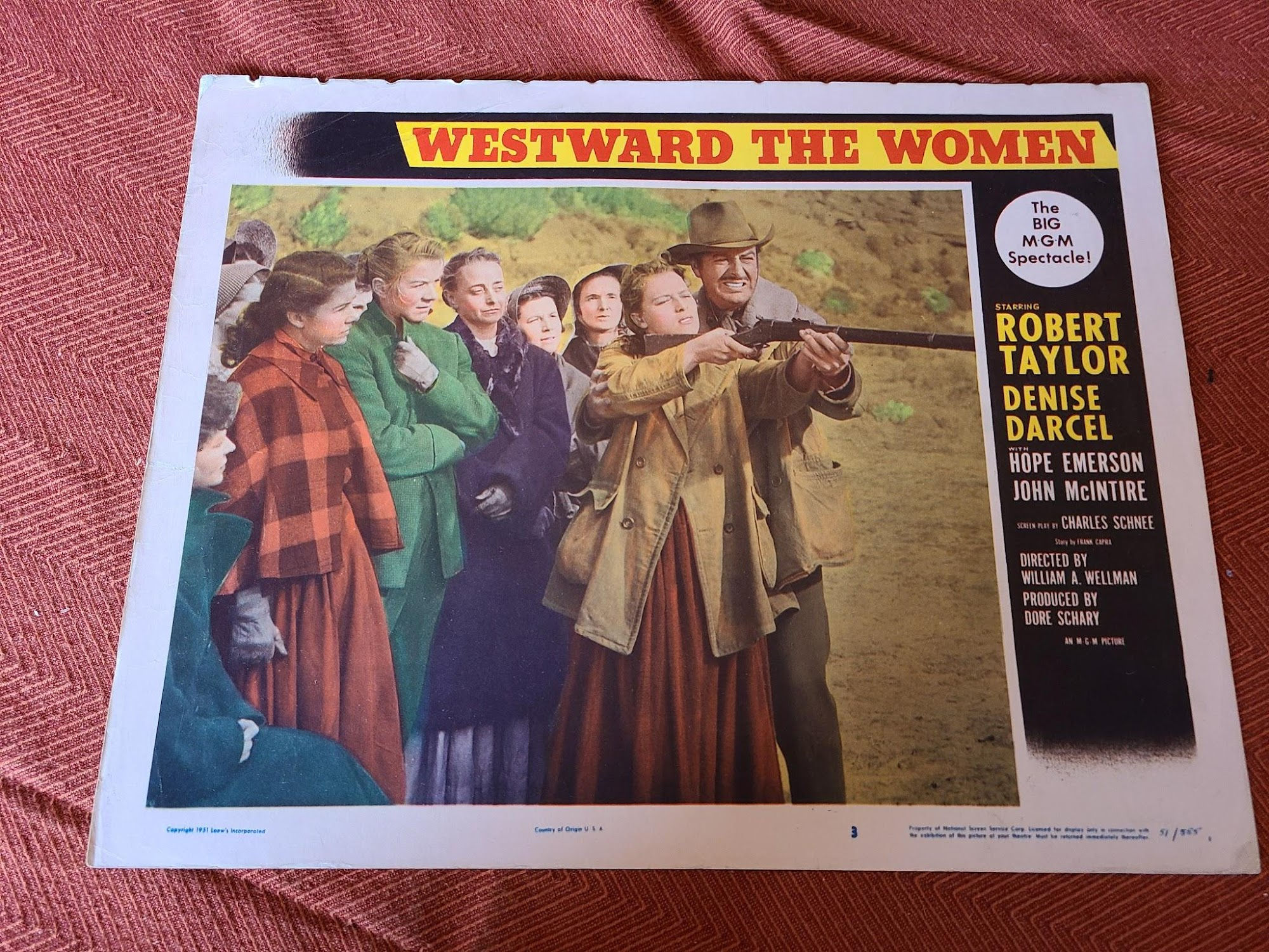 Westward The Women 1951 Western Lobby Cards
