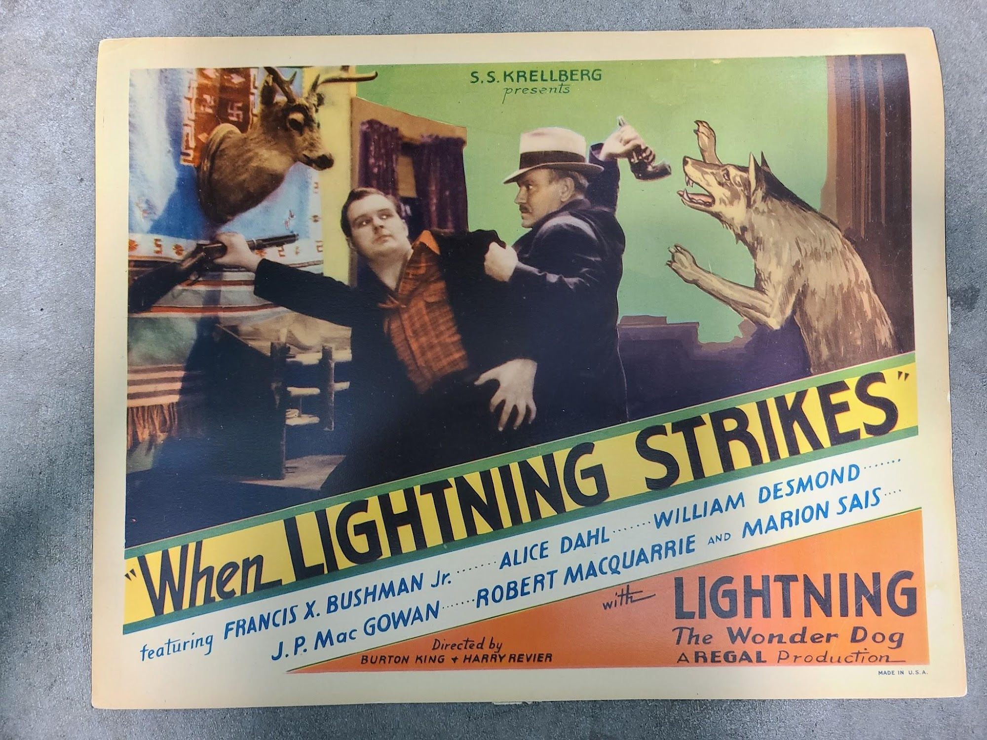 When Lightning Strikes 1934 Title Cards