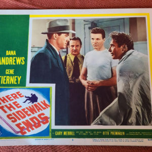 Where The Sidewalk Ends 1950 General Lobby Cards