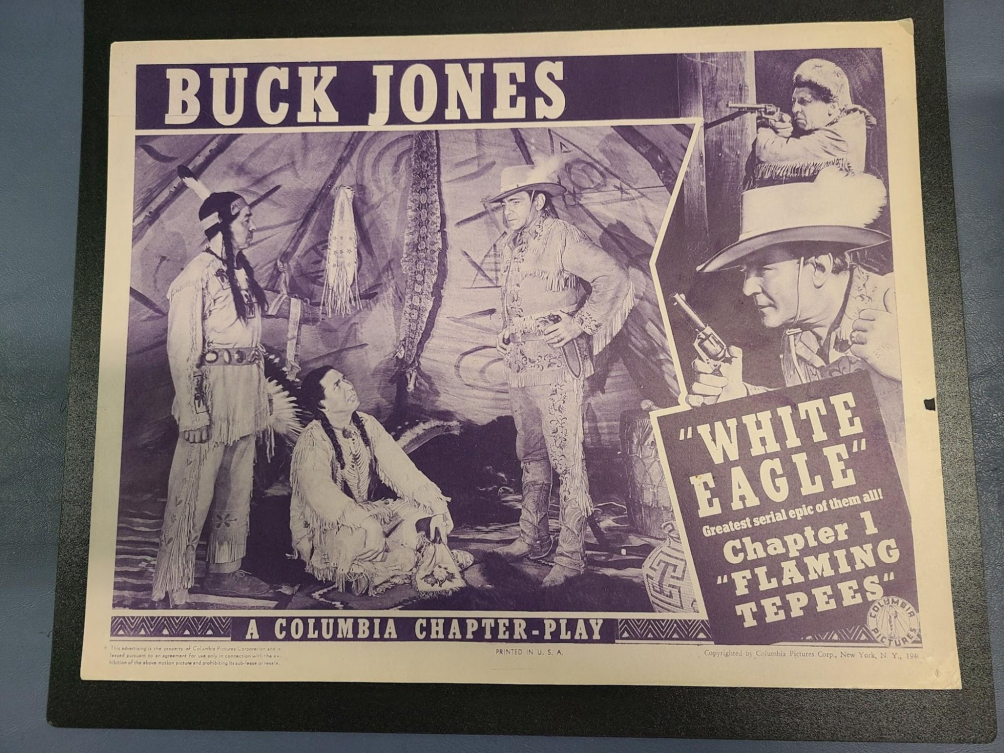 White Eagle 1941 Serial Lobby Cards