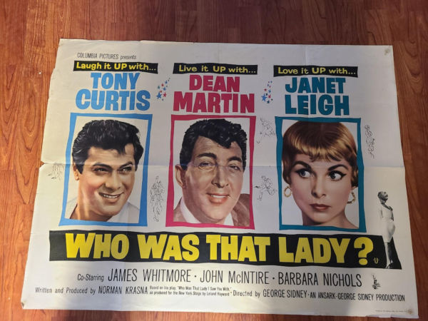 Who Was That Lady 1960 UK/US 30x40