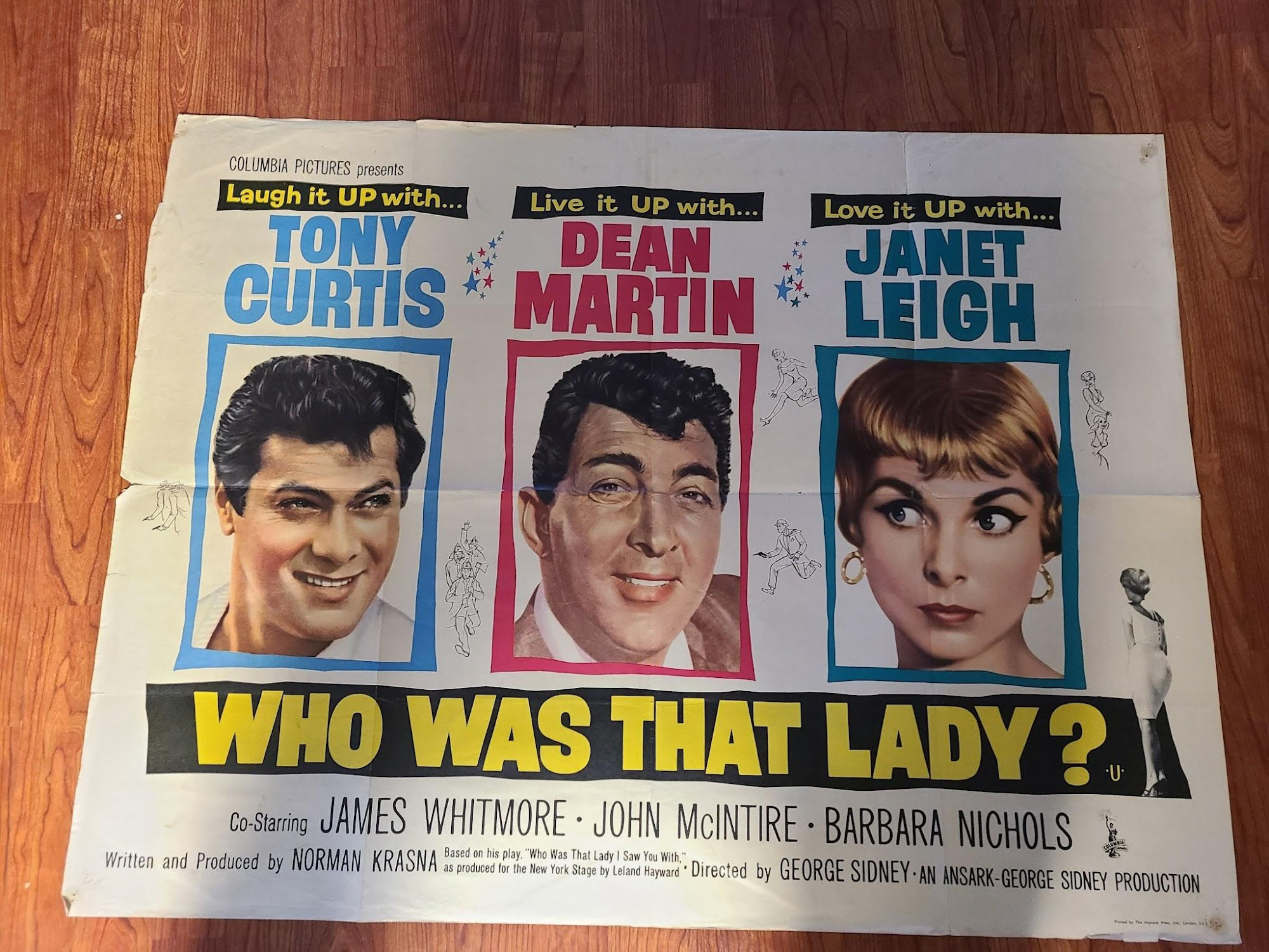 Who Was That Lady 1960 UK/US 30x40