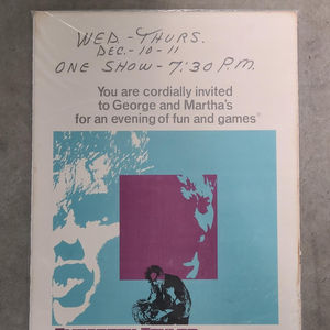 Who's Afraid Of Virginia Woolf 1966 Window Cards